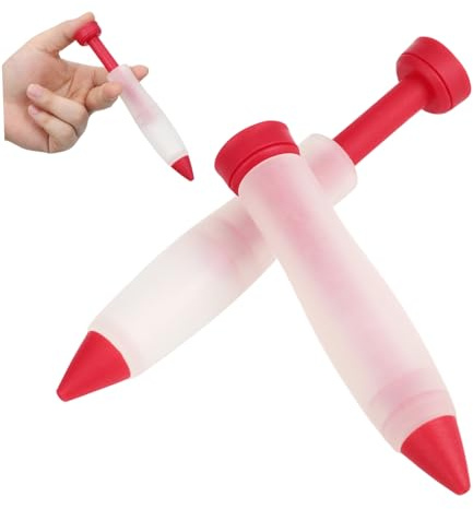 UTHCLO Penna per Dolci Design Pratico e Funzionale 3 in Silicone per Decorare Torte e Biscotti per Pasticceria Casalinga
