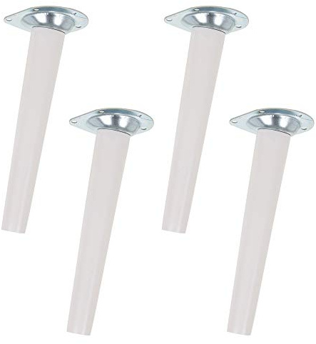 Set of 4 Wooden Scandinavian Furniture Replacement Legs (White)