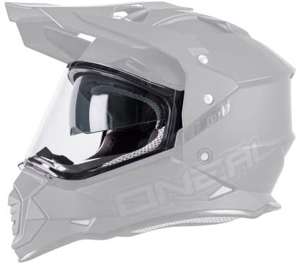 O'NEAL | Pièces de Rechange pour Casques de Moto | Visière de Rechange en Polycarbonate, résistante aux Rayures et moulée par Injection | Bouclier de Rechange pour Casque O'NEAL Sierra | Teinté Noir