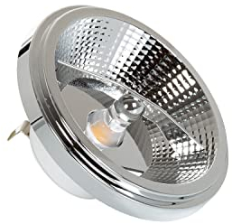 LEDKIA LIGHTING - LED-Glühbirne G53 7W | 400 lm | AR111 | Neutralweiß 4000K | 24º Öffnungswinkel | 220-240V | 65mm hoch, 111mm Durchmesser, Neutralweiß