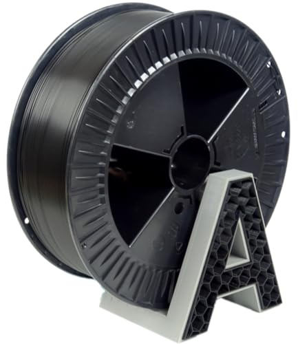 AURAPOL 1.75 mm PLA Filament, 3D Drucker Filament, Premium 3D Filament, Biologisch abbaubar, Umweltfreundlich, Vielfalt an Farben, Kompatibel mit den meisten 3D-Druckern und -Stiften, 2.5 kg, Schwarz
