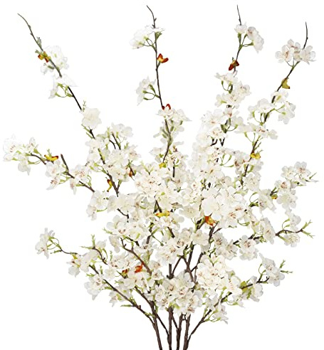 obbsie Fiori di ciliegio artificiali (bianco)