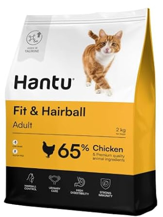 Mangime Fit & Hairball di pollo per gatti adulti (2 kg)