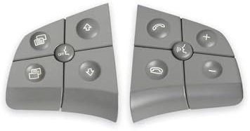 RZCREW Lenkradschaltertaste Kompatibel Mit Mercedes Für Benz W164 ML GL BR Klasse W164 W245 W251 Auto-Multifunktions-Lenkradschaltertasten Telefonsteuerschlüssel (Size : B6)