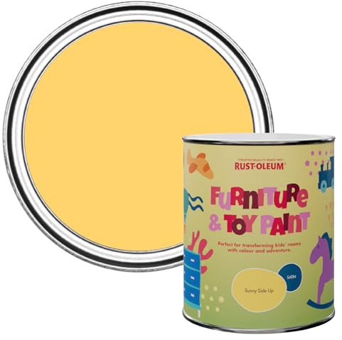 Rust-Oleum Yellow Furniture & Toy Paint in Satin Finish - Sunny Side Up 750ml