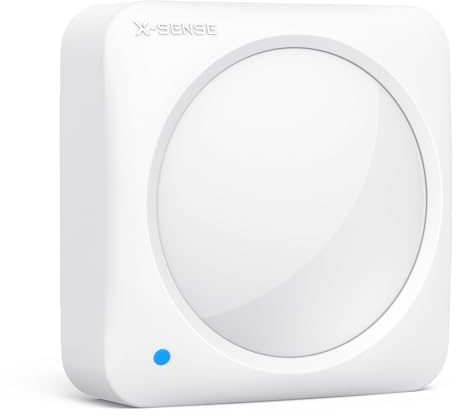 X-Sense Smart Motion-Sensor Alarm, Security Kit AS05/AS08 Accessory with Replaceable Battery, Supports Corner and Wall Installation, Alexa Compatible, Requires Base Station SBS50, SMS0A