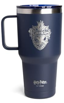 Smartshake Bohtal Nomad tumlare med Superman-logotyp, 900 ml/3,3 uns, håller drycker varma i 4 timmar och kalla i 8 timmar, dubbelväggs dammsugare, passar mugghållare, bärbar tumlare (Ravenclaw)