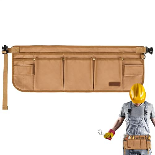 Schreinerwerkzeug-Gürtel - Einstellbare Taschenwerkzeug-Gürteltasche, Utility-Gürtel für Damen, Utility-Gürteltasche mit mehreren Taschen, Elektriker Werkzeuggürtel für Schlüssel, Zangen