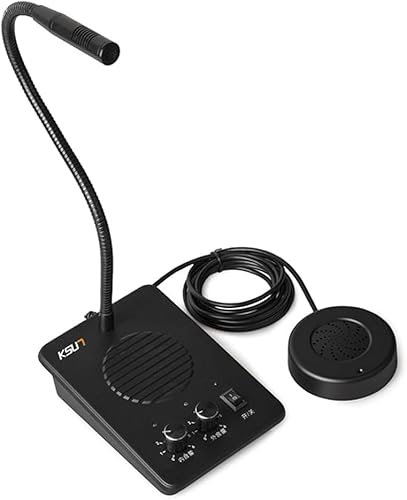 Sistema de intercomunicación de ventana de doble sentido, altavoz de vidrio de ventana antiinterferencias, interfono de voz, para tiendas, oficinas, hospitales, empresas de valores, restaurantes