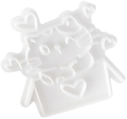 Seyrnicay Divertidos cortadores de galletas – Moldes de chocolate y caramelos no pegajosos, sellos de galletas de gato, moldes pequeños para hornear galletas y chocolate