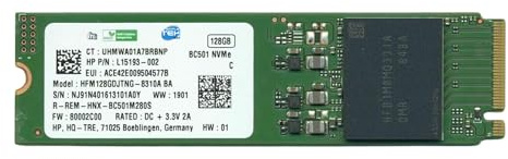 SIMPLETEK - SSD interno NVMe M.2 2280 da 128GB | PCIe - Gen3x4, NGFF | Disco Stato Solido (HFM128GDJTNG) (Ricondizionato)
