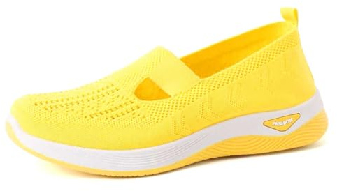 MODSGUE Orthopädische Schuhe Damen Sommer Sneaker Atmungsaktive Vermascht Turnschuhe Lässige Komfort Laufschuhe Leicht Walkingschuhe Basic Outdoor Sportschuhe