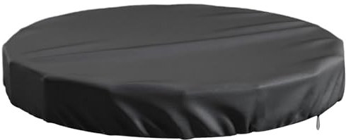 Dorccsi Cubierta para Piscina elevada, Impermeable, a Prueba de Polvo y Sol, Redonda, de 3, 6 m, con cordón y Accesorios, Cubierta Solar para Piscina, Redonda, de 3, 6 m