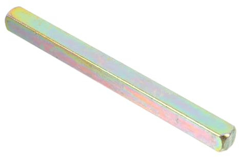 NUOBESTY 8 Door Lock Locking System Engagement Rod Door Bar Handle Split Spindle Lock Square Rod Door Handle Control Rod Lockable Square Rod Door Handle Linkage Rod Golden Iron