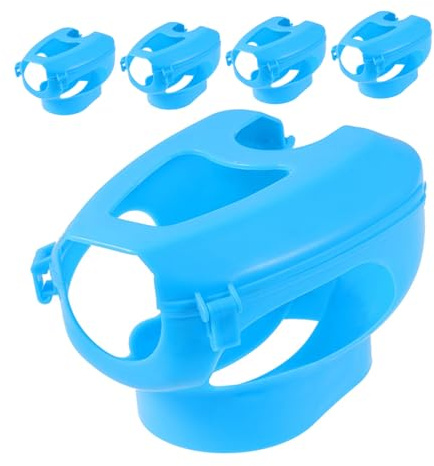SUPVOX 5pièces Support Injection pour Pigeons Voyageurs Lot Boucle et Fixation Sécurisée Accessoire de Mangeoire pour Oiseaux de Compagnie Outil de Soin