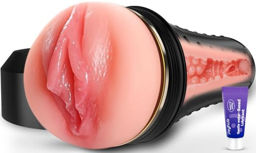 VIJISA Masturbatore Uomo Realista XXL – Masturbatore per Uomo | Masturbatore Maschile Morbido di Alta Qualità con Texture 3D e Rilievi Interni, Durevole e Facile da Pulire