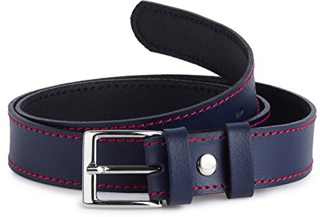 Ladeheid Kinder Gürtel Ledergürtel Mode Accessoire für Kinder Jungen Gürtel mit Schnalle 2,5 cm Breit K1D5