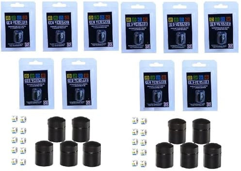 10x magnetischer Nano +20 Logs Geocaching Versteck Klein Winzig Magnet Mini