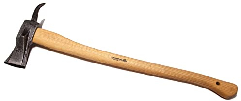 Hacha de sappie, 2 kg, con mango de fresno firme, 80 cm