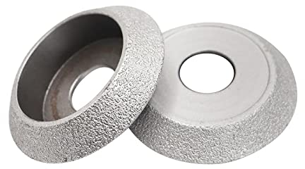 2 X Diamant-Schleifscheibe, Durchmesser 75 Mm, Höhe 20 Mm, Profilräder, Marmorplatte, Keramik, Stein, Polieren, Fliesen, Fräsen, Handwerkzeug