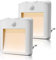 Luz nocturna con toma eléctrica, [lote de 2] lámpara nocturna automática, luz nocturna LED con detector de movimientos, iluminación ideal para habitación infantil, bebé, cocina, salón, pasillo,