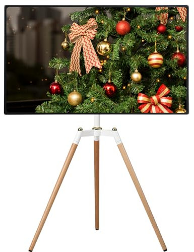 ETHU Easel TV Stand Tripod for 32-65 TV, 140° Swivel, 70.54lb Cap