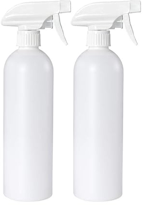 huixiaoqing Leere Sprühflaschen (500 ml/2er-Pack) – verstellbare Sprühflaschen für Reinigungslösungen – kein Auslaufen und Verstopfen – HDPE-Sprühflasche für Pflanzen, Haustiere, Essig, Grill und