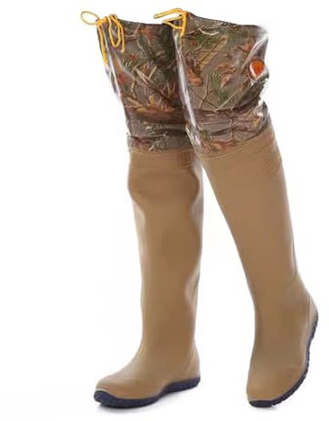 JCWGLY Watstiefel Anglerstiefel Für Herren Und Damen Hüft-Wathose Leichte Wasser-Watstiefel Aus PVC Mit Rutschfester Sohle, 10 Schuhgrößen(37 EU)