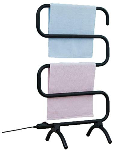 Asciugamani Asciugamani Rack Elettrico Elettrico Elettrico Indipendente Rack Acciaio Inox Hardwired Curvo Riscaldato Asciugamani Rail, QWHYQXI