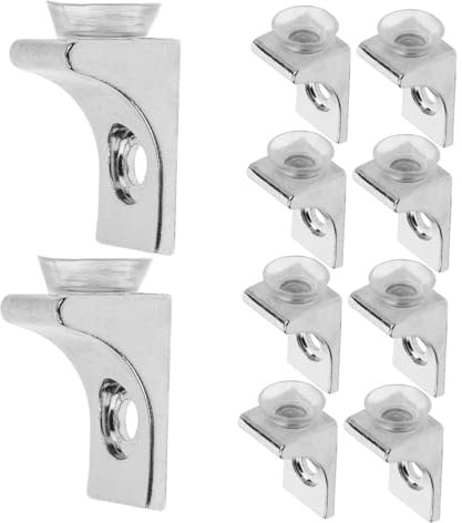 Anneome 10-teiliges Schrankregalhalterungs-set Regalhalter Aus Zinklegierung Glatte Regalstifte Für Die Schnelle Montage Zu Hause