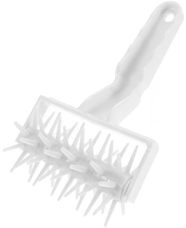PRETYZOOM Pizza Dough Docker Roller Spikes for Making Pizza Bread Dough and Pastry Hole Puncher Tool