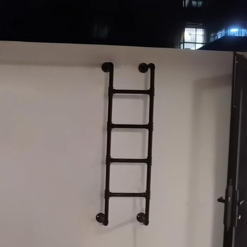 Escalier mural en métal pour cave, gain de place, échappement incendie, pour la sécurité de la maison, capacité de 150 kg, 2,13 m