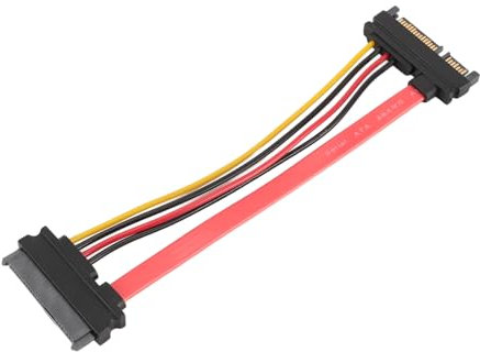 SAS29P F Female to Male Extension Cable, SATA22P M Backplane Adapter Cord for Internal to External Expansion Use, Connect SAS HDDS