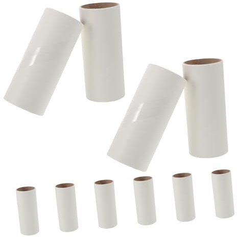 minkissy 10pcs Convenient Lint Roller Sticky Paper Pet Hair Remover for Laundry Bed Mini Roller