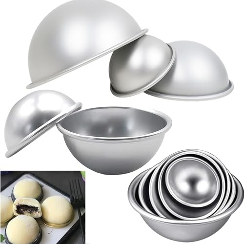 DXIA 10 Stücke Badebombe Formen, Seifenform Bath Bomb Molds, Aluminium Bath Bomb Kuchen Molds, DIY Badebombe Kit,für Hausgemachte Badebomben und Basteln Sie Ihre Eigenen Fizzles für Handwerk