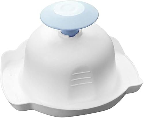 Blue Food Safety Holder for Mandolin Slicer or,Finger Anti-Cut Protectors for Vegetable,Graters, Peelers and Slicers，Food Slicer Cutter Finger Guard for Mandoline Slicer Cutting