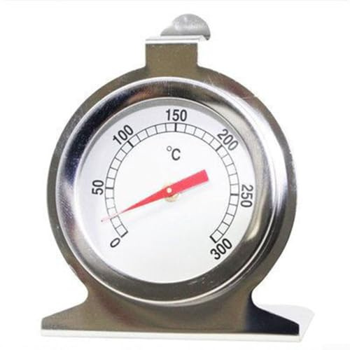 Heavy duty Stainless Steel Oven Thermometer with Large for DIAL, for DIAL Oven Temperature Gauge Thermometer, Precise Temperature Measurement, for gas, electric, pizza, for cooking/baking/grilling/BBQ