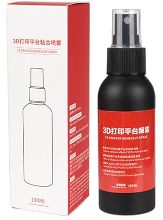 Sionhiuo Adesivo Per Letto Stampante 3D | 100 ml Spray Colla per Piastra di Costruzione | Spray ad Alta Tenacità e Lunga Durata per Livellamento e Manutenzione