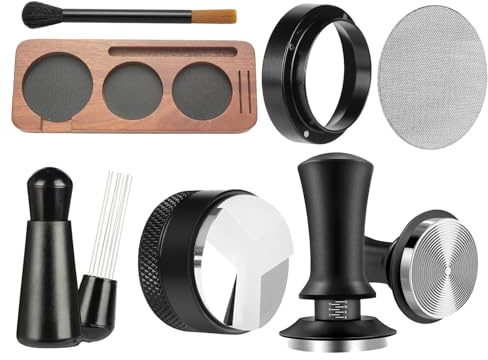 Generisch Set di accessori per espresso, distributore per la pressa da caffè in cucina, per espresso, per principianti e appassionati di casa, in cucina, appartamento e caffè