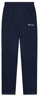Champion Pantaloni Uomo con Orlo Dritto e Interno Garzato, Icons, 221803 (IT, Testo, XL, Regular, Regular, Blue)