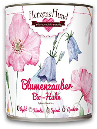 Herzenshund Bio-Huhn | 6 x 800g Hundefutter nass