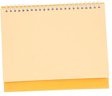 Ciieeo 1satz Handgemalter Stehkalender Aus Kraftpapier Leerer Tischkalender Für Kreative Gestaltung Für Büro Und Zuhause Mit Seiten Für Persönliche Notizen