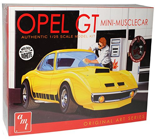 Generisch Opel GT Coupe Gelb 1968-1973 Kit Bausatz 1/25 1/24 Amt Modell Auto Modell Auto