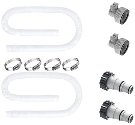 Schwimmbadschlauch Ersatzschlauch für Pool | Reparaturzubehör 38 mm für Zirkulation, Reinigung und Wasserpflege