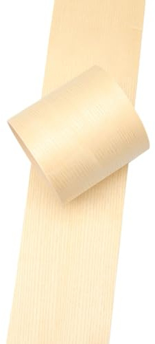 White Ash Straight Grain Wood Veneer – 5.5in x 98in x 10mil, for Furniture, Wall Panels, Flooring, and DIY Projects