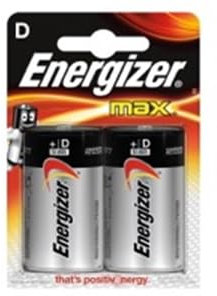 Energizer® Pila Max alcalina Mono, D LR20, 1,5 V (2 unidades), recibirás 1 paquete de 2 unidades.