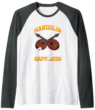 Joueur Mandoline Instruments Cordes Bluegrass Musicien Manche Raglan