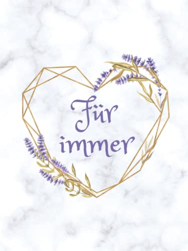 Pärchenbuch zum selbst gestalten, Erinnerungsbuch und Fotoalbum für Paare, Geschenkidee für Freund & Freundin, Verschenken zum Hochzeitstag, Jubiläum, ... Do it yourself Marmor Herz gold modern edel