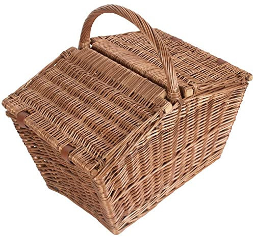 Red Hamper Großer eleganter Picknick-Weidenkorb