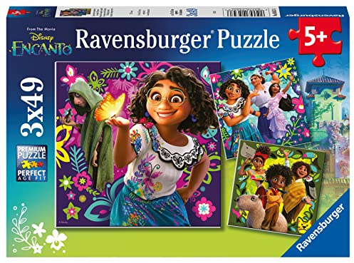 Ravensburger Disney Encanto The Magic Awaits 3x 49 Pieces Jigsaw Puzzle for Kids Age 5 Years Up